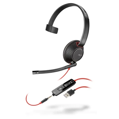 Image de POLY Blackwire C5210 Micro casque MS USB A+Jack 1 écouteur