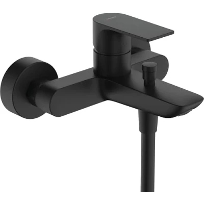 Image de Hansgrohe Mitigeur Baignoire Rebris E, Robinet Baignoire, Monocommande Bain, Noir Mat, 72450670