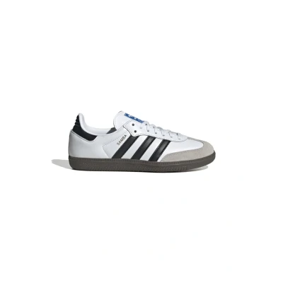 Image de adidas Originals Samba OG Unisex Baskets basses pour enfants, Taille: 35.5, Footwear white/core black Cuir / matière synthétique