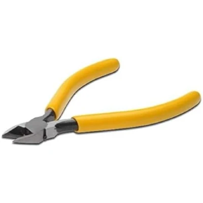 Image de Pince coupante de précision DIGITUS Ouverture 9.45 mm AWG 22 26 Dureté la face coupe 64 HRC/Rockwell Jaune