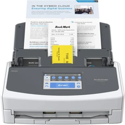 Image de ScanSnap iX1600 Blanc Scanner de Documents Recto Verso, ADF, A4, Wi FI, sans Fil, USB 3.2