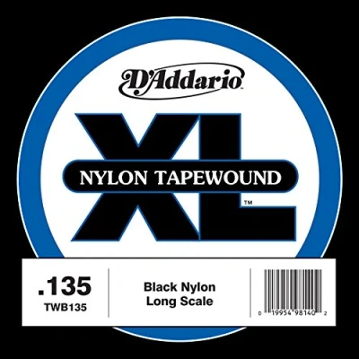 Image de D&#039;Addario TWB135 Corde seule avec filet en nylon pour basse Calibre .135