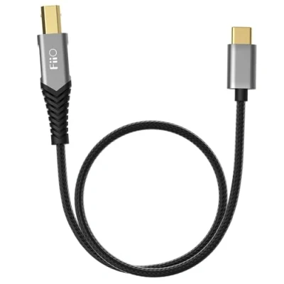 Image de Câble USB C vers B FiiO LD TC1 Haute performance Noir