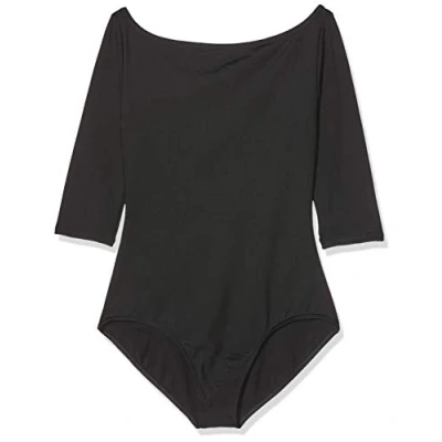 Image de Capezio Ca1Ev 126 Team Basic Justaucorps col bateau manches 3/4 Basics Noir Taille L