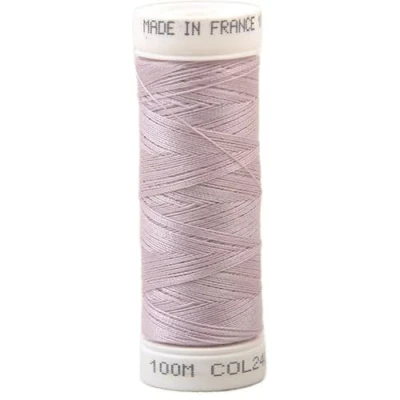 Image de Fil à coudre polyester 100m made in France mauve 240