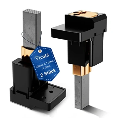 Image de VIOKS Lot de 2 balais charbon rechange pour Dyson DC05 DC07 DC08 32 mm x 11 7 avec support aspirateur moteur