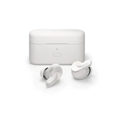 Image de EPOS Adapt E1 Écouteurs sans Fil Blanc ANC Hybride, Bluetooth Multi Point, Certifiés Microsoft Teams &amp; pour iPhone 50H Batterie, Chargement Fil, Dongle USB C, IPX5 Résistant à l’Eau