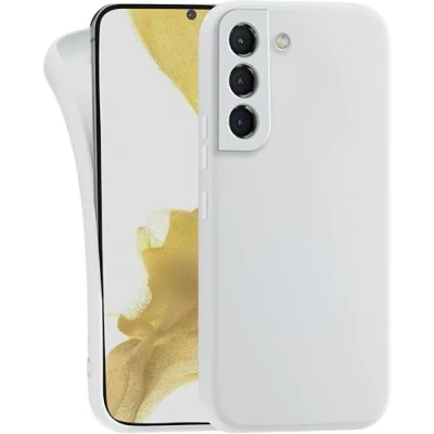 Image de MyGadget Coque pour Samsung Galaxy S22 Plus Case TPU Souple &amp; Soft Cover Protection Extra Fine Légère Étui Coloré Anti Choc et Rayures Blanc