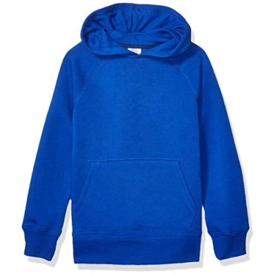 Image de Amazon Essentials Sweat Shirts à Capuche en Polaire Garçon, Bleu, 9 Ans