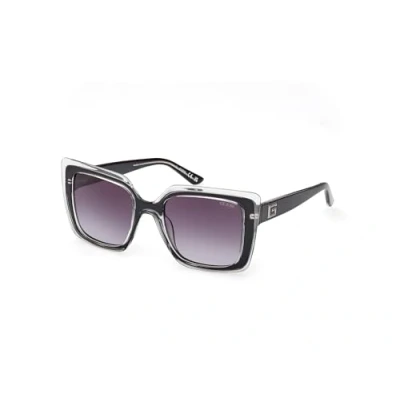 Image de Guess Iniettato Lunettes de soleil, Femme, Taille: One Size, Nero grigio fumo sfumato