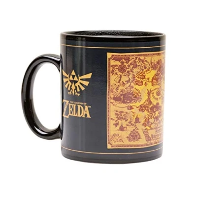 Image de The Legend of Zelda Mug thermo réactif 315ml / 11oz (Map) Multicolore