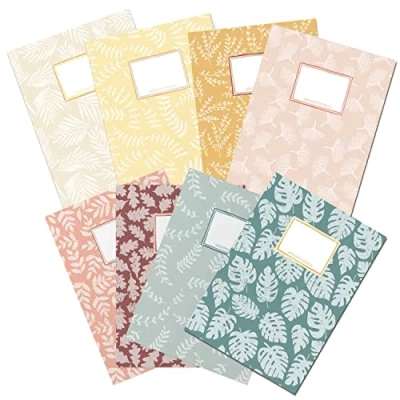 Image de Papierdrachen 8 couvertures de cahier en papier haute qualité pour enfants DIN A4 motif Scribble protège idéal l&#039;école couverture 250g/m² set numéro 6