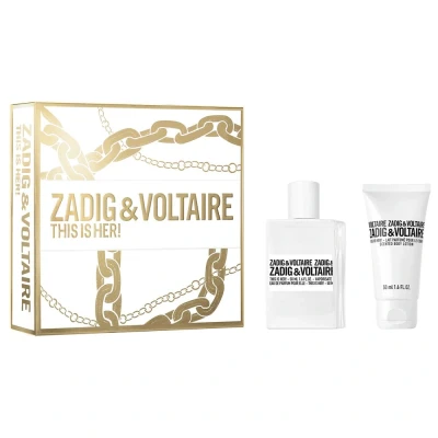 Image de Zadig &amp; Voltaire Fragrances THIS IS HER EDP 50ML + BODY Lotion Set de soins du visage, Femme, Taille: One Size,