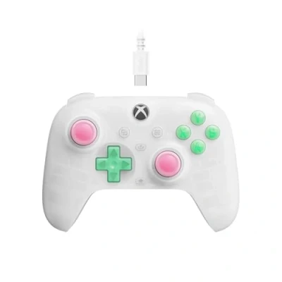Image de 8BitDo Ultimate Mini Manette Filaire pour Anneau de Feu d&#039;Éclairage RVB avec Joystick à Effet Hall et Déclencheurs Xbox Series Windows Officiellement