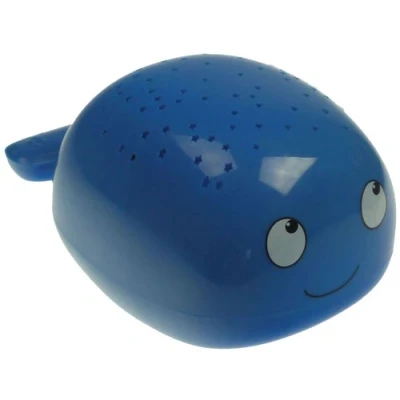 Image de Niermann Standby 80016 LED Veilleuse Baleine Projeter Lune et Étoiles Arrêt Automatique Après 30 Minutes 4,5 V