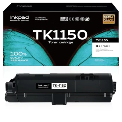 Image de iNKPAD Toner TK1150 compatibles avec Kyocera TK 1150 pour Ecosys P2235DN M2135DN P2235DW P2235D M2635DN M2735DW(1 Noir,3000 Pages)