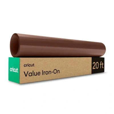 Image de Cricut Rouleau de vinyle à transfert thermique pour une utilisation avec toutes les machines découpe Marron 6 m