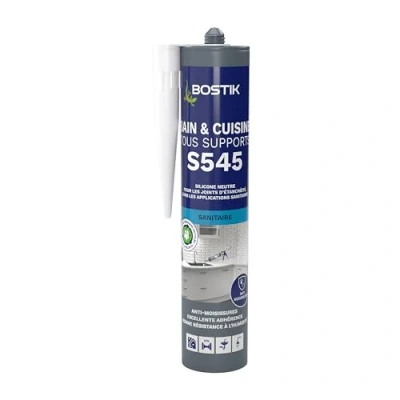 Image de BOSTIK sa Mastic S545 Bain Cuisine Tous supports Translucide 30615841, 300 ml