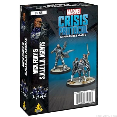 Image de Atomic Mass Games, Nick Fury and S.H.I.E.L.D. Agents : Marvel Crisis Protocol, Jeu de Miniatures, à partir 14 Ans, 2 Joueurs, 45 Minutes Temps Jeu, Multicolore, Lot Personnages, FFGCP55