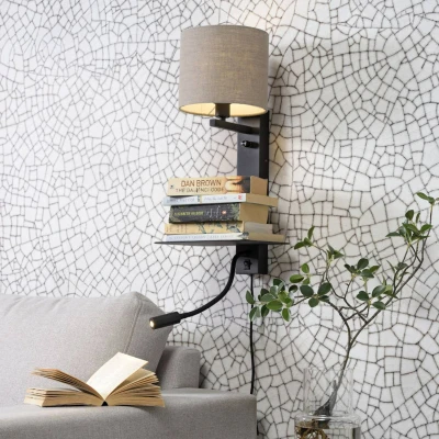 Image de IT&#039;S ABOUT ROMI Florence lampe de lecture 2 lampes dark lin