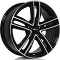 Image de RC Design 5Trou 19Pouce 112mm Jante alu RC27 noire avant satiné 0620071409 8Pouces 52mm 66,6mm