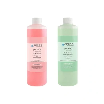 Image de Apera Instruments Kit de solution d&#039;étalonnage pH 4.01/7.00 250 ml