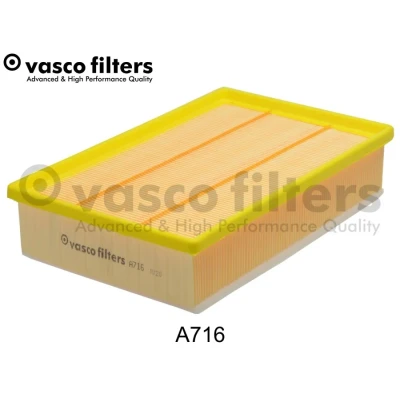 Image de DAVID VASCO A716 Filtre à air 57 180 281 rectangulaire Cartouche filtrante avec préfiltre FORD: Transit Mk6 Van, Mk7 Van