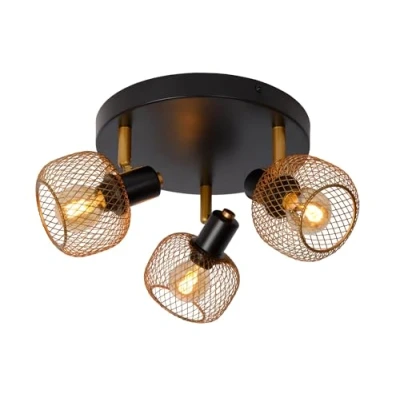 Image de Lucide MAREN Spot plafond 3xE14 Or Mat/Laiton