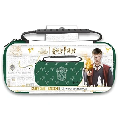 Image de Freaks and Geeks Harry Potter Sacoche Slim pour Switch et Oled Serpentard Vert