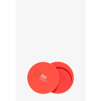 Image de 3INA MAKEUP The No Rules Powder 232 Corail vif Poudre Compacte 3 en 1 pour Yeux Lèvres et Joues avec Acide Hyaluronique Céramides Formule Légère Vegan Cruelty Free