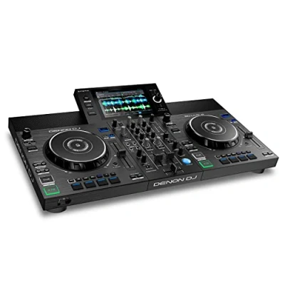Image de Denon DJ Contrôleur autonome avec Amazon Music, écran tactile 7&quot;, Wi Fi, haut parleurs, compatible Serato et Virtual