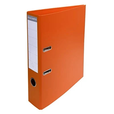 Image de Exacompta Réf. 53744E 1 classeur à levier A4 Prem&#039;Touch Dos de 70 mm Mécanique 75 Dimensions extérieures : 32 x 29 7 cm Format classer Coloris Orange