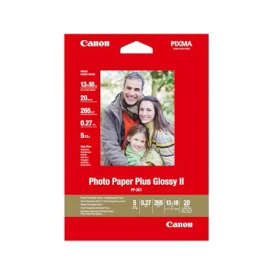 Image de Canon PP 201 photo paper plus glossy II 265 grams 13 x 18 cm (20 vel) Papier