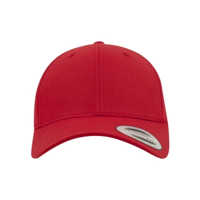 Image de Flexfit Curved Classic Snapback Casquette, Taille: One Size, Red
