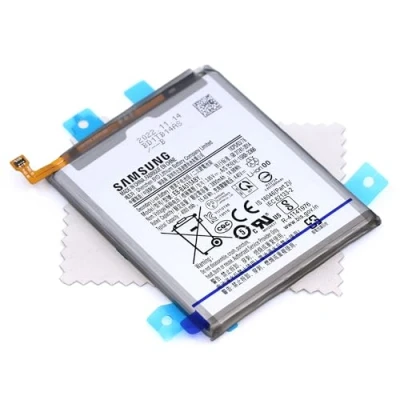 Image de Batterie pour d&#039;origine EB BA515ABY Samsung Galaxy A51 (A515F) avec Chiffon de Nettoyage d&#039;écran mungoo