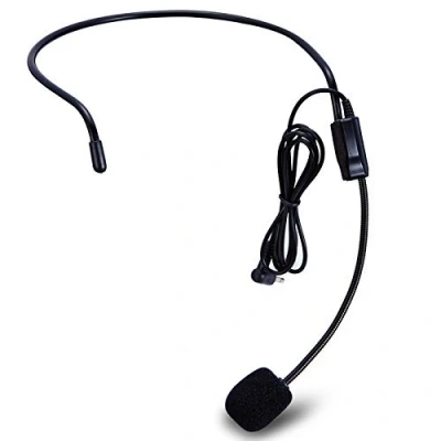 Image de SHIDU Micro Casque Filaire pour amplificateur Vocal Haut Parleur Enseignement Réunion Guide Touristique des Ventes