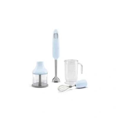 Image de Smeg Mixeur plongeant Bleu pastel années 1950 avec accessoires