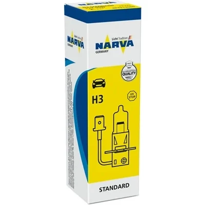 Image de NARVA 483213000 Ampoule, projecteur longue portée H3 12V 55W Halogène BMW: 1 5 portes, Berline, 3 Coupe, VOLKSWAGEN: Golf 4, Passat B5 GP Break