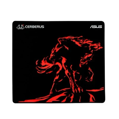Image de ASUS Cerberus Mat Plus Tapis de souris jeu Noir, Rouge Neuf