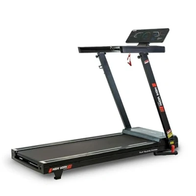 Image de BH Tapis de Course New York Vitesse Max. 16 Km/H Surface 125 X 45 Cm Inclinaison Électrique 10% Moniteur LCD Marche Pliable avec 40 Programmes Poids 115 Kg