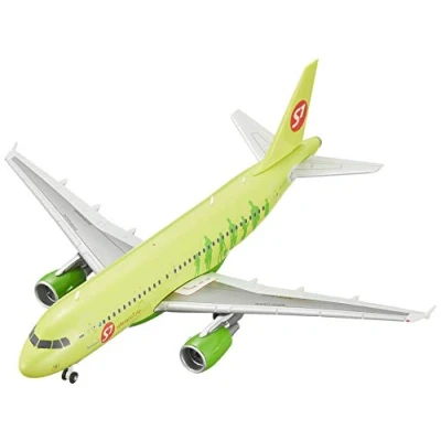 Image de Herpa S7 Airlines Airbus A319 VP BHQ Flugzeug Jouet, 559072, Multicolore