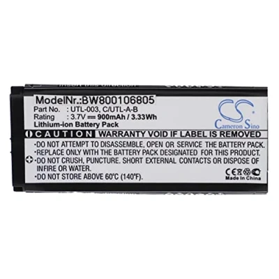 Image de vhbw Batterie Compatible avec Nintendo DS XL, DSi LL, XL UTL 001 Remplacement pour C/UTL A BP, (Li ION, 900mAh, 3.7V)