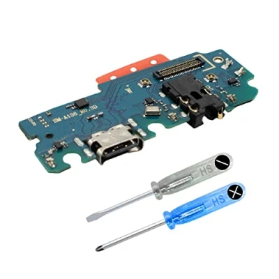 Image de MMOBIEL Connecteur d&#039;accueil Compatible avec Samsung Galaxy A13 5G 2021 Port de Chargement Casque/Microphone Remplacement Type C INCL. Tournevis
