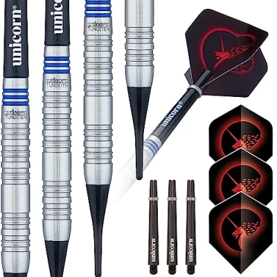 Image de Unicorn Jeu de fléchettes Corps en tungstène Style 1 Pointe Souple 20 g