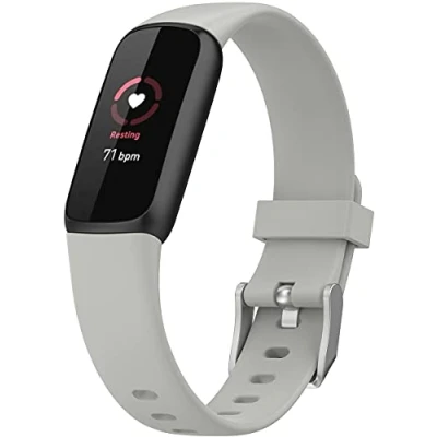 Image de Shieranlee Bracelet en Silicone de Remplacement pour Fitbit Luxe Activity Tracker Bracelets QuickFit qualité supérieure,Petite Taille