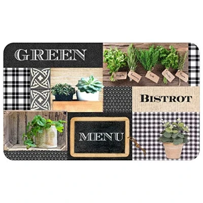Image de douceur d&#039;intérieur GREEN BISTROT TAPIS DECO RECTANGLE, 45 x 75 cm