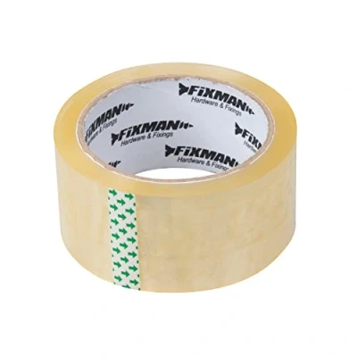 Image de FIXMAN Ruban adhésif d&#039;emballage transparent 48 mm x 66 m (963618)