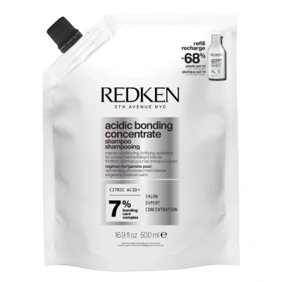 Image de REDKEN Recharge Shampoing Réparation Profonde pour Cheveux Très Abîmés Complexe de Soin Bonding À L’Acide Citrique Sans Sulfates Acidic Concentrate 500ml