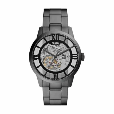 Image de Fossil Hommes Analogique Mécanique du Vent à la Main Montre avec Bracelet en Acier Inoxydable ME3268