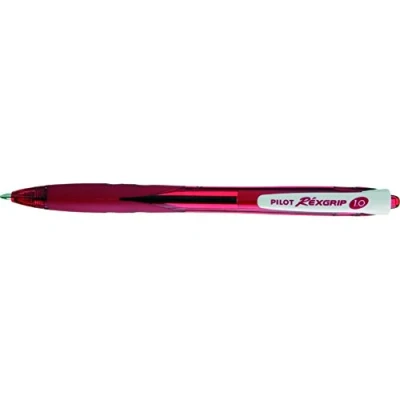 Image de PILOT 19104 Rexgrip Stylo bille écriture encre ultra douce corps caoutchouté rétractable rechargeable 0,5 mm Noir